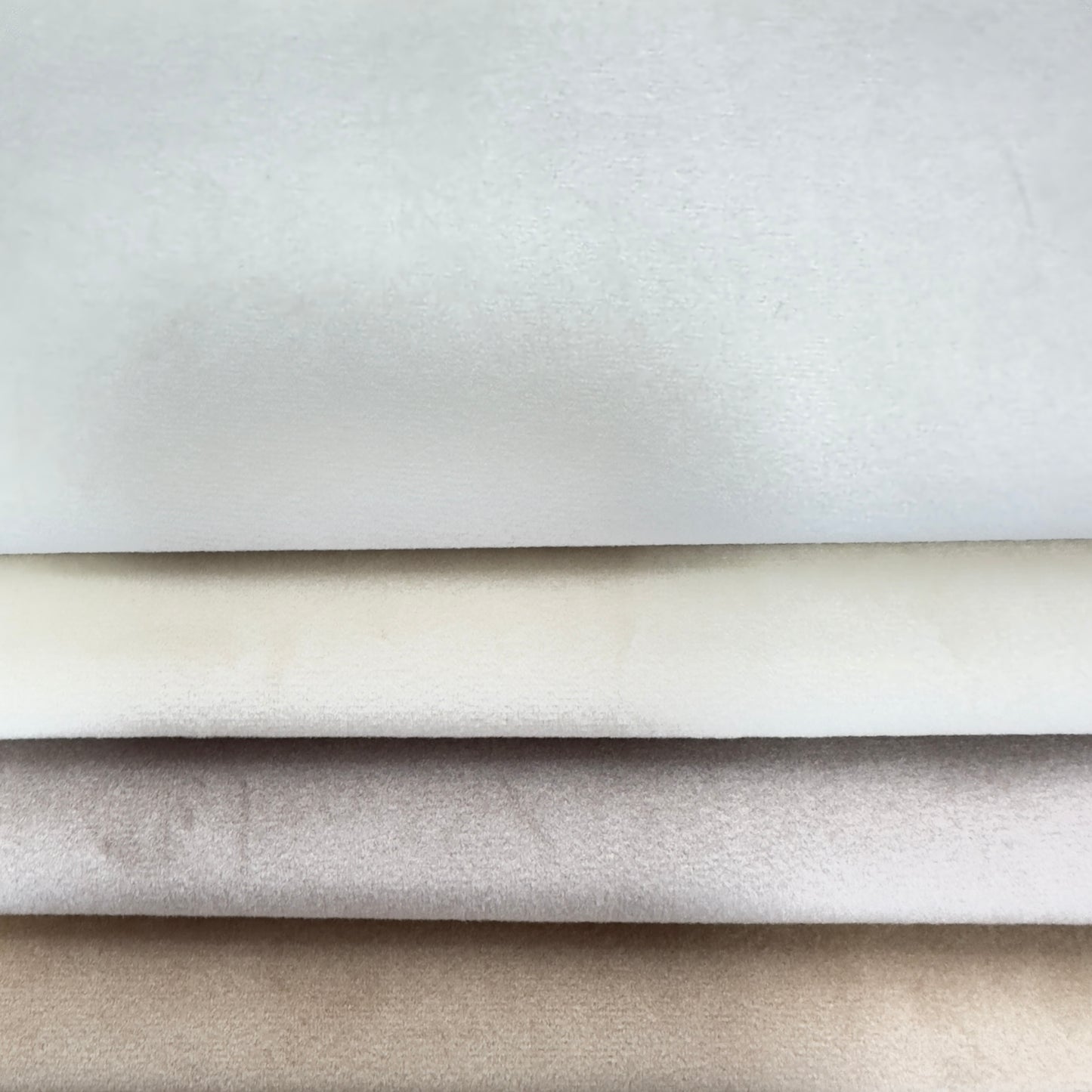 Material plușat ideal pentru tapițerie, COZY 01, alb sidefat