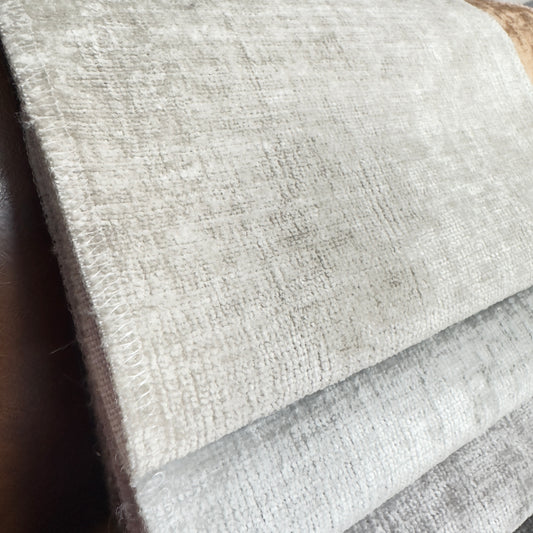 Material plușat cu reflexii, Reflect WR 04, nuanță perlată, nuanță bej