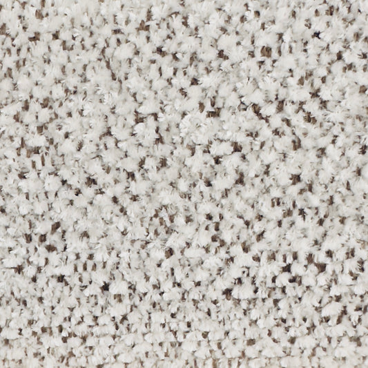 Stofă plușată pentru tapițerie, albă, Gloria 030