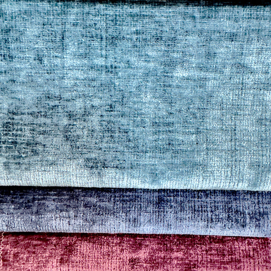 Material plușat cu reflexii, Reflect WR 16, nuanță perlată, albastru