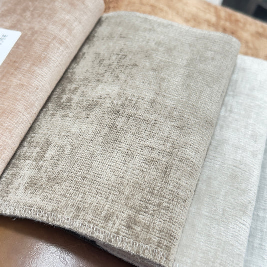 Material plușat cu reflexii, Reflect WR 07, nuanță perlată, nuanță coffee