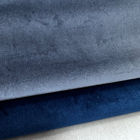 Material plușat ideal pentru tapițerie, COZY 25, albastru