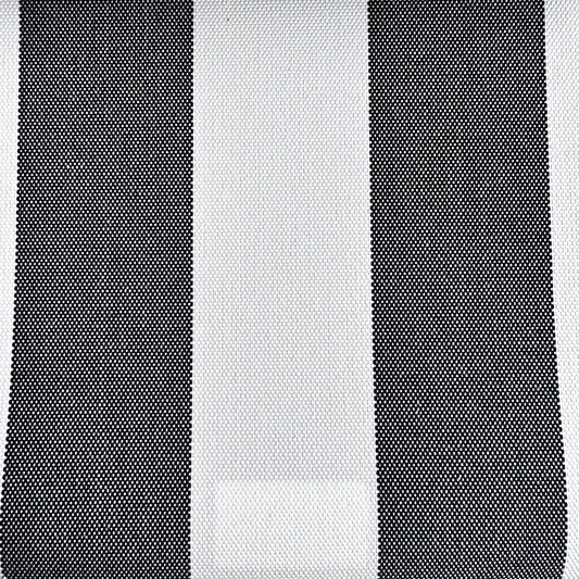 Material pentru exterior, alb cu dungi late negre