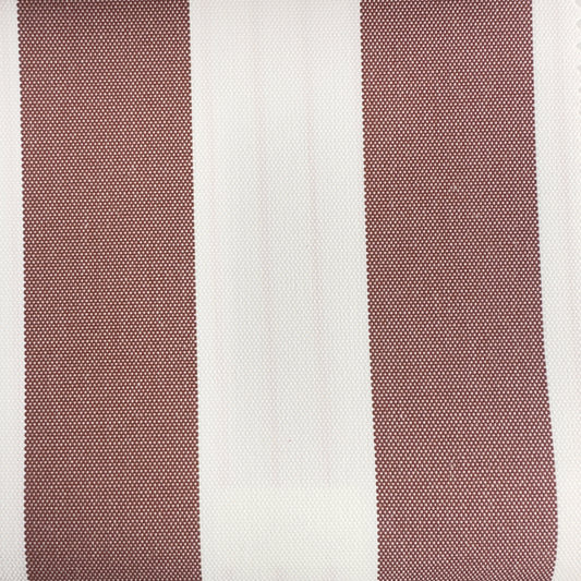 Material pentru exterior, alb cu dungi late maro