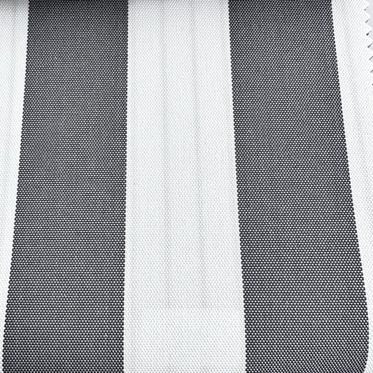 Material pentru exterior, alb cu dungi late gri deschis