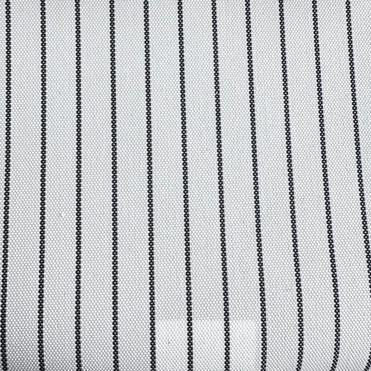 Material pentru exterior, alb cu dungi gri închis