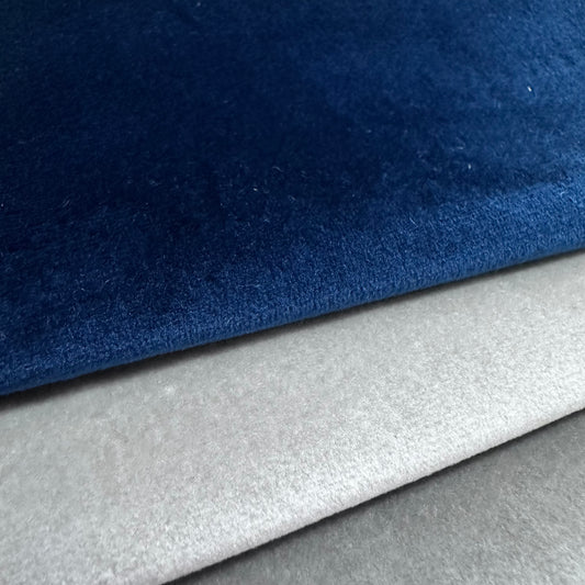 Material plușat ideal pentru tapițerie, COZY 14, albastru