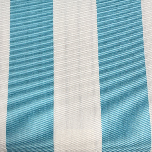 Material pentru exterior, albastru cu dungi late