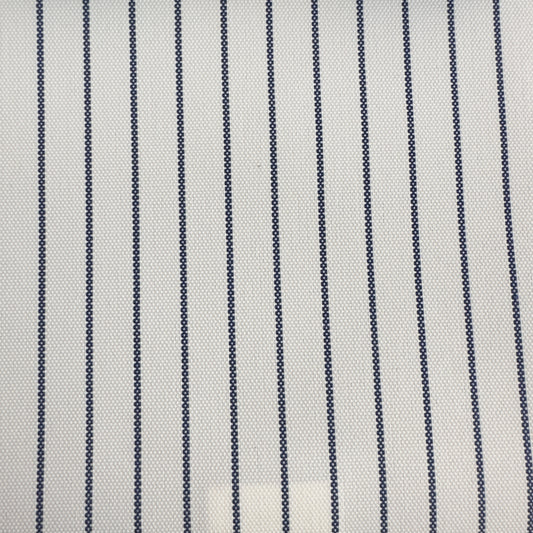 Material pentru exterior, alb cu dungi bleumarin