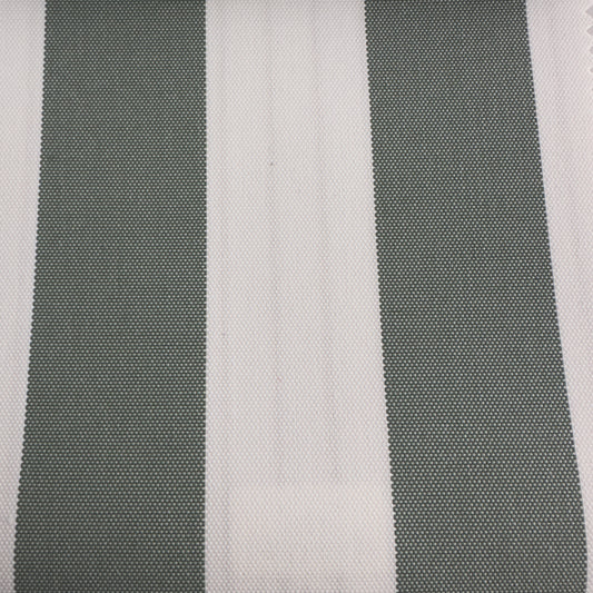 Material pentru exterior, alb cu dungi late verzi